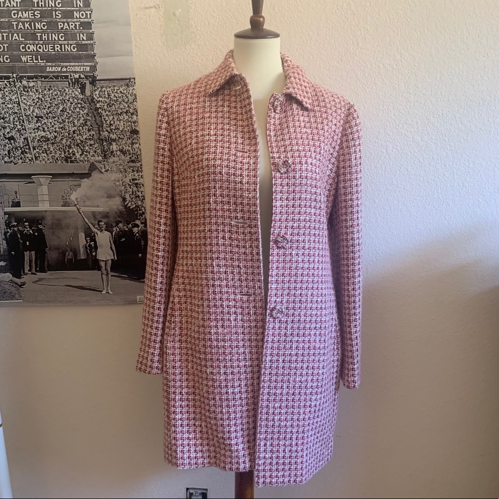 90s Nine West Pink Blush Over Coat Fall/Winter